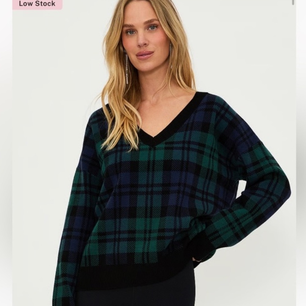 Beach Riot Plaid Sweater